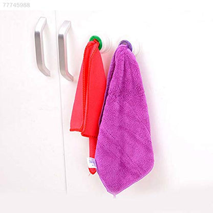 Wukusy 6146a towel holder for bathroom, wall-mounted, designed for hanging towels, in a sleek metallic finish.