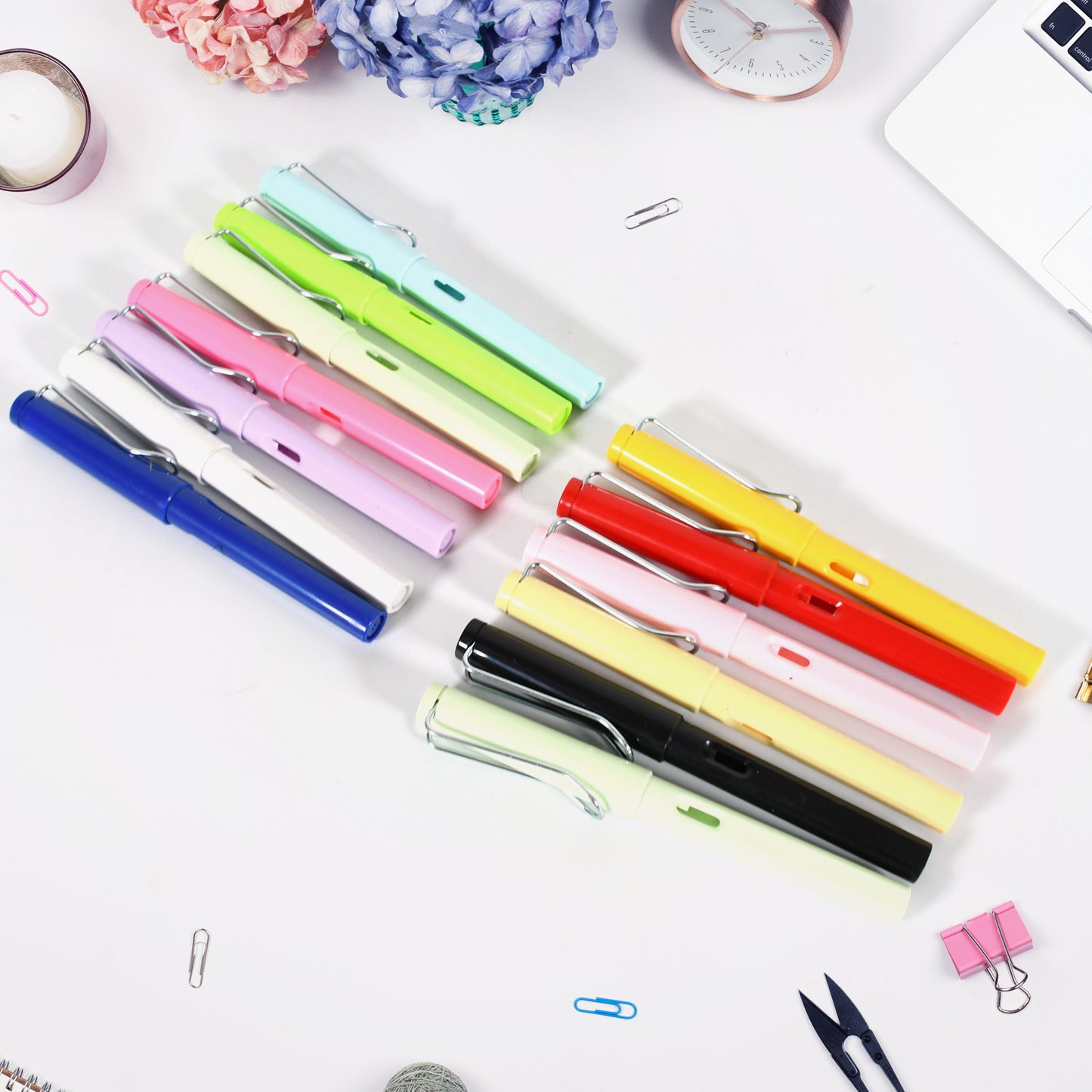 Wukusy 2-in-1 everlasting reusable pencil with replaceable head and eraser, ideal for kids' drawing and office stationary.