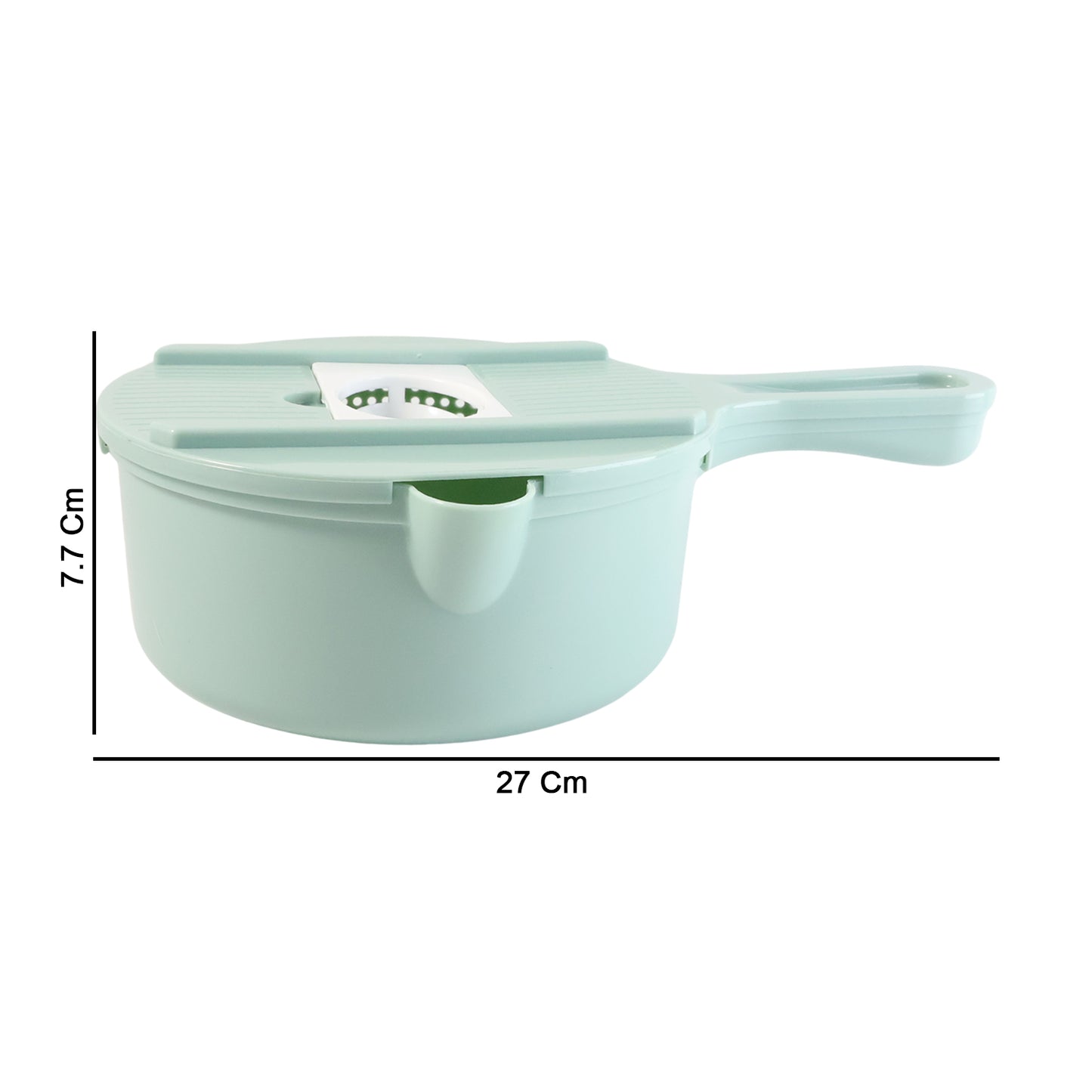 Wukusy multi-function vegetable cutter and grater set with various blades for slicing, grating, and chopping vegetables.