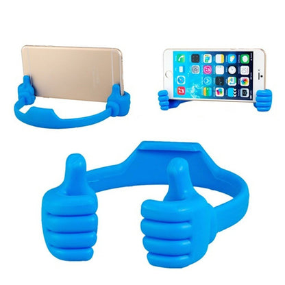 Wukusy 6132 4-piece hand-shaped mobile stand set for household and office use supporting smartphones or tablets.