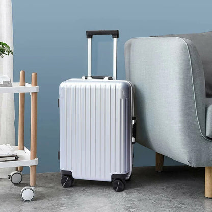 Wukusy 1105 trolley bag set with large and small travel suitcases for men and women, featuring durable wheels and modern design.
