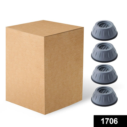 Wukusy 1706 machine leveling feet with anti-walk pads and shock absorption for furniture lifting and stabilization.