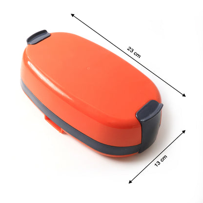 Wukusy Orbit electric lunch box with dual stainless steel containers for home and kitchen use, portable food heating and storage.