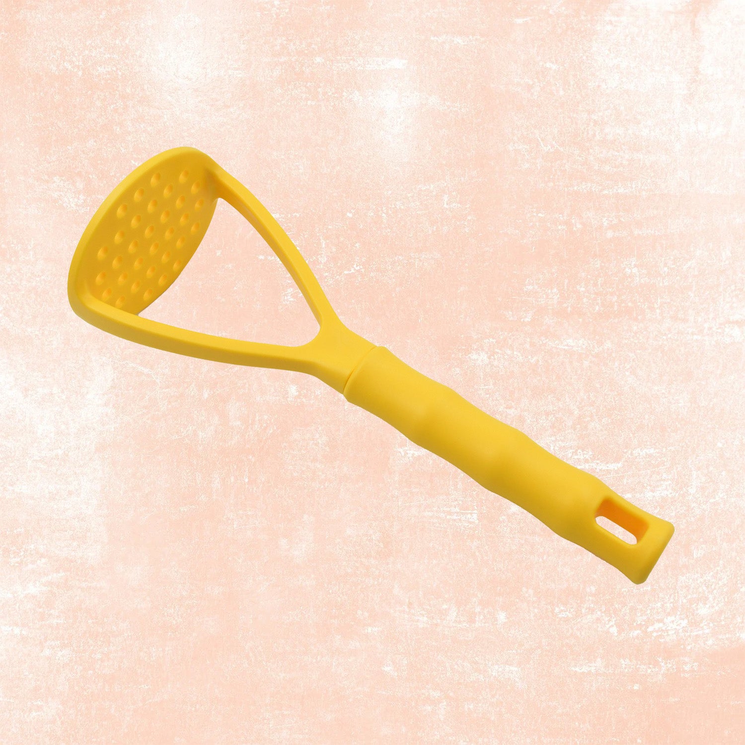Wukusy kitchen food masher with comfortable grip, heavy-duty potato masher for fruits, beans, vegetables, and vegetables.