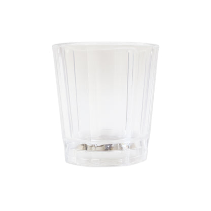 Set of six Wukusy premium LED shot glasses, clear glass with colorful LED illumination, perfect for home bar or party decor.