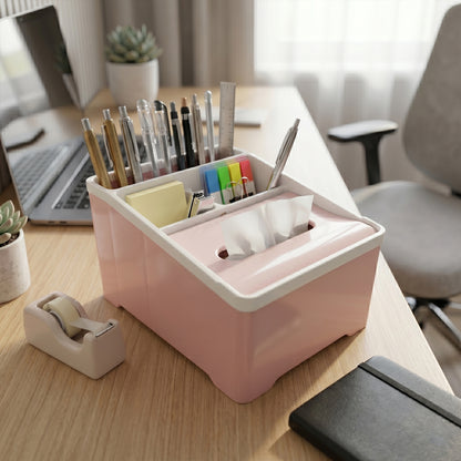 Wukusy plastic multipurpose storage organizer box with multiple compartments for efficient organization and storage.