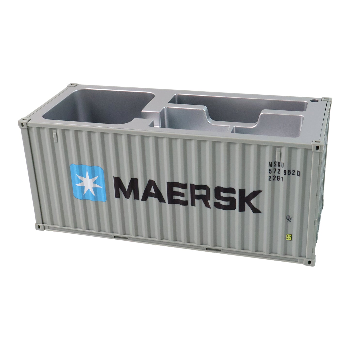 Wukusy container-style multi-compartment desk organizer with various sections for office supplies and stationery items.