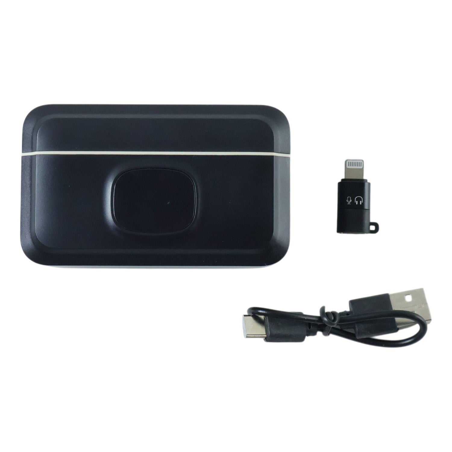 Wukusy premium wireless lavalier microphone set with compact microphones and bodypack transmitters for professional audio recording.