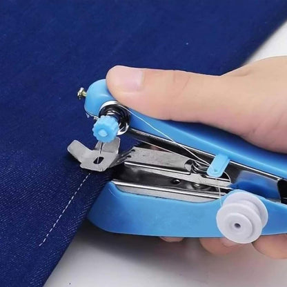 Wukusy Handy Stitching Stapler Machine, portable mini cordless sewing tool for garment and cloth repair, manual home improvement tool.
