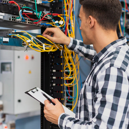 Wukusy high-speed 78 cm Ethernet LAN cable for office use, featuring durable connectors and flexible design for reliable network connections.