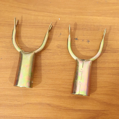 Wukusy fruit plucking tool head set with two plastic heads for easily harvesting fruits from trees and plants.