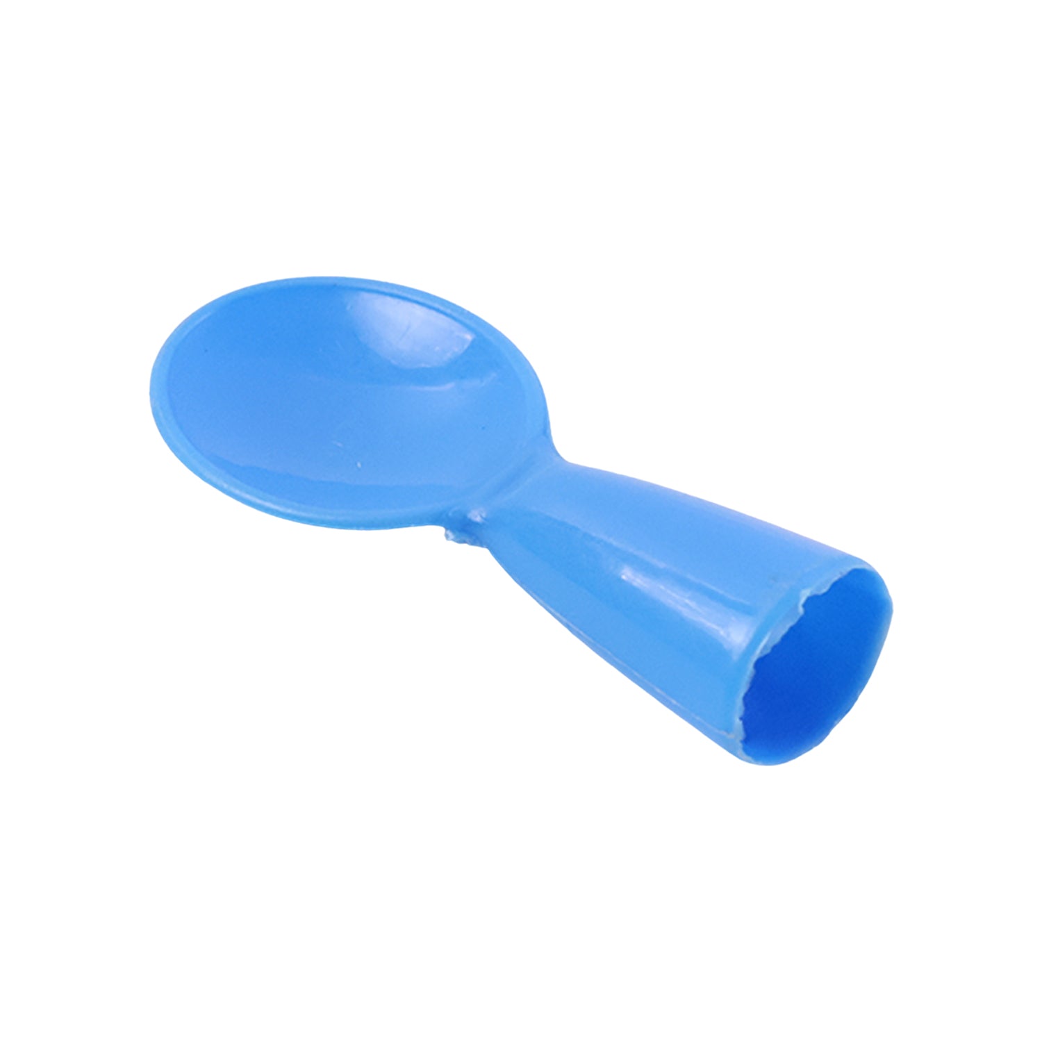 Mini Finger Spoon Toy by Wukusy, a small colorful silicone spoon designed for finger play and sensory fun.