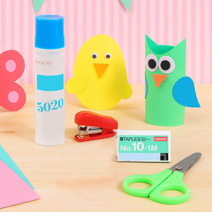 Kids crafting and stationery set by Wukusy includes colorful markers, scissors, glue, and paper for creative activities.