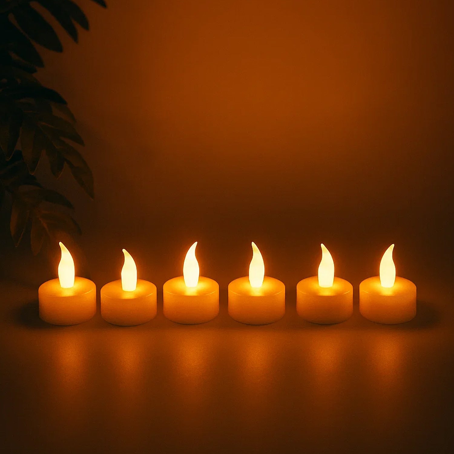 Wukusy premium 6-piece LED flameless candle light set with remote control for elegant home decor ambiance