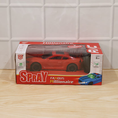 Wukusy remote control sports car toy for kids, high-speed RC racing car with sleek design, shown on a smooth surface.