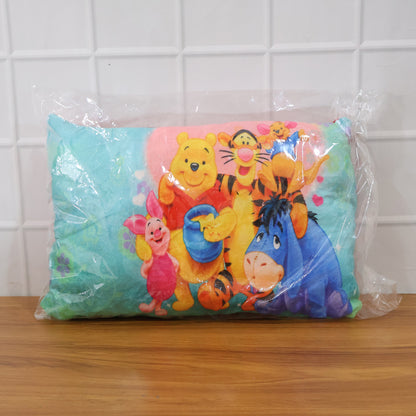 Soft plush cartoon character kids pillow by Wukusy, 40x25 cm, featuring colorful plush fabric and playful character design.