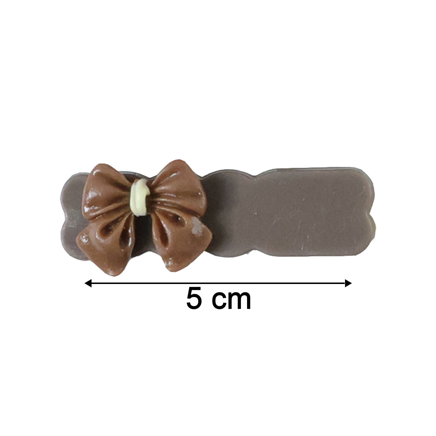 Set of five Wukusy elegant bow design decorative hair clips featuring stylish, feminine hair accessories for everyday wear.