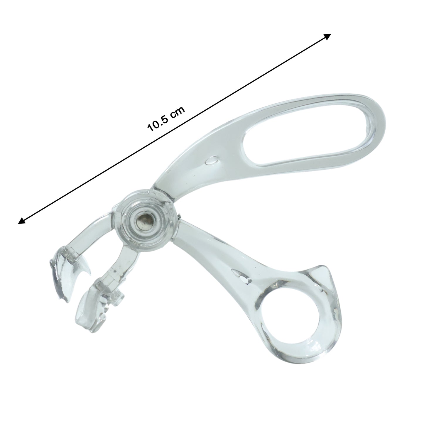 Wukusy Classic plastic eyelash curler with curved metal clamp for shaping and curling eyelashes, shown in the image.