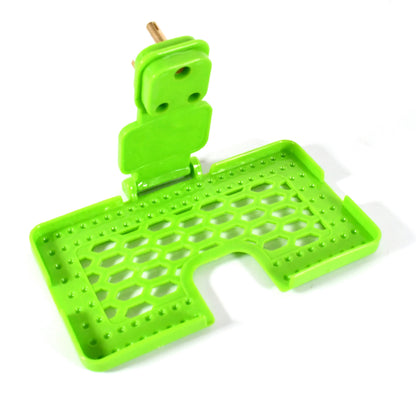 Wukusy multi-purpose wall holder stand for mobile charging, fits in socket and hangs, mix of colors, single piece.