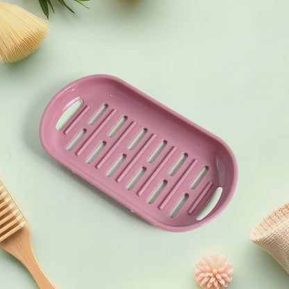 Wukusy multipurpose plastic soap dish with transparent dust-proof lid, ideal for kitchen or bathroom use.