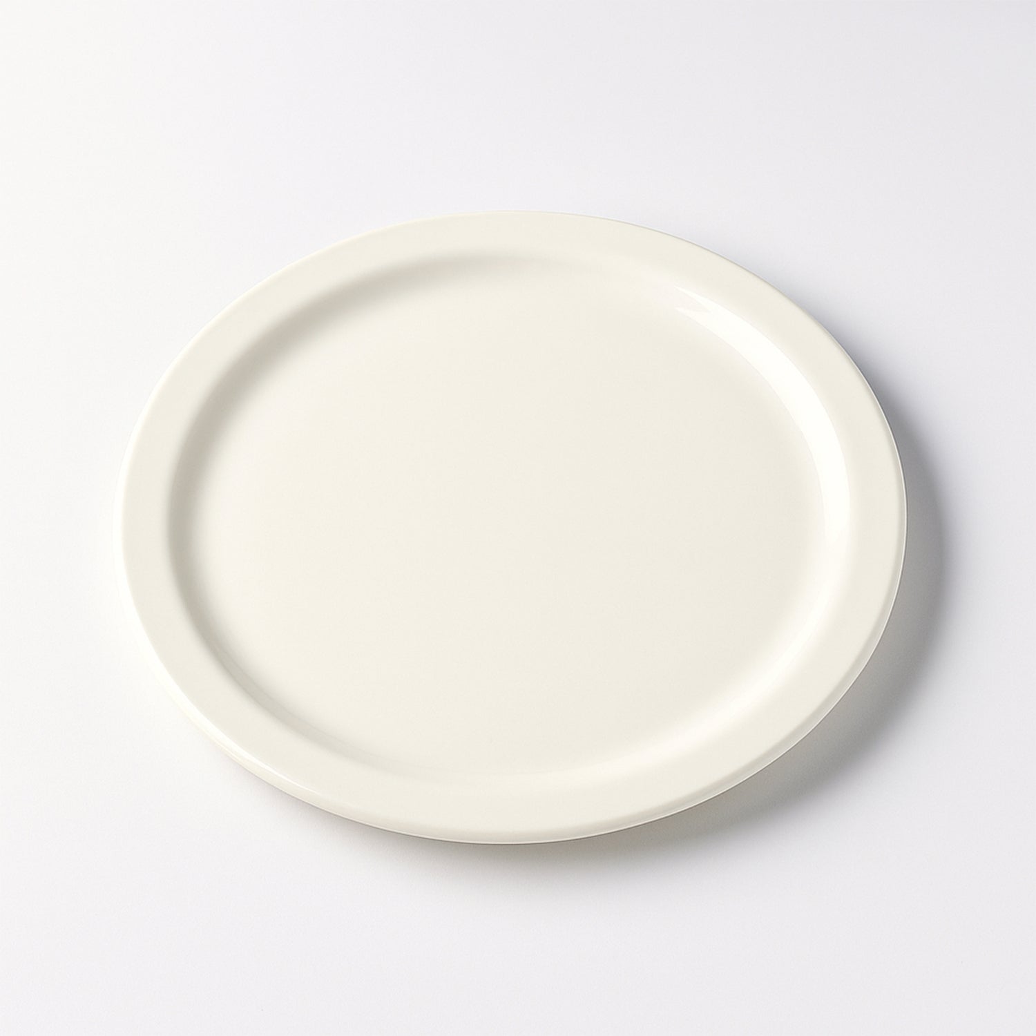 Large Wukusy round multi-purpose serving plate tray, 40 cm diameter, perfect for kitchen and home entertaining.