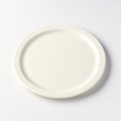 Large Wukusy round multi-purpose serving plate tray, 40 cm diameter, perfect for kitchen and home entertaining.