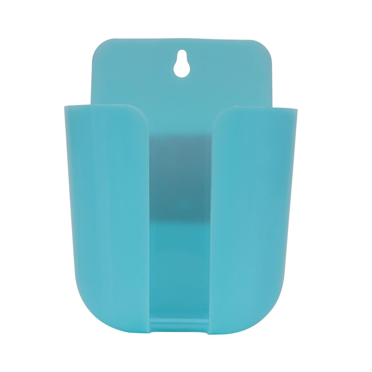 Wukusy 6124 wall-mounted storage box for remote and mobile accessories, multicolour organizer case mounted on the wall.