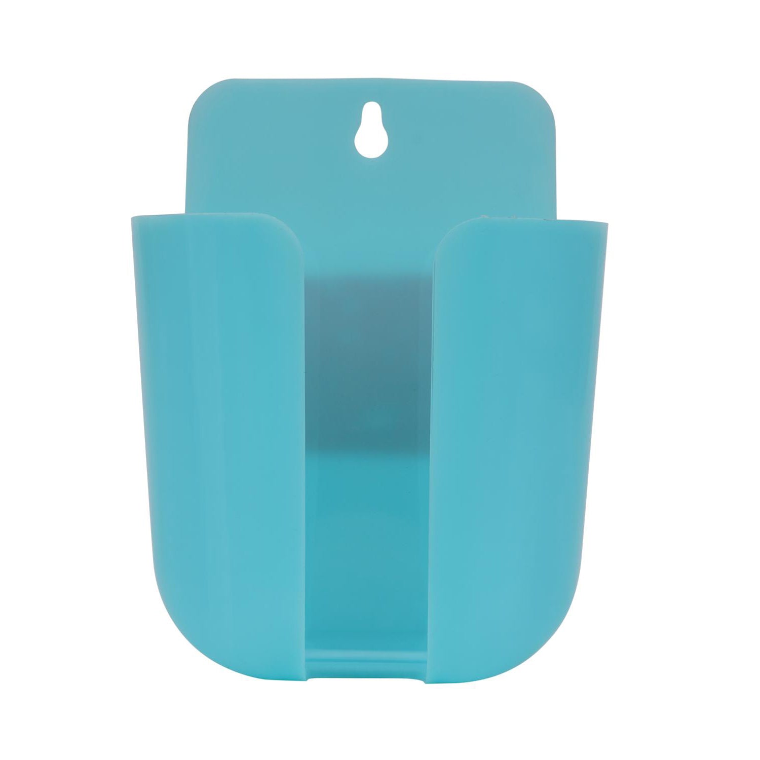 Wukusy 6124 wall-mounted storage box for remote and mobile accessories, multicolour organizer case mounted on the wall.