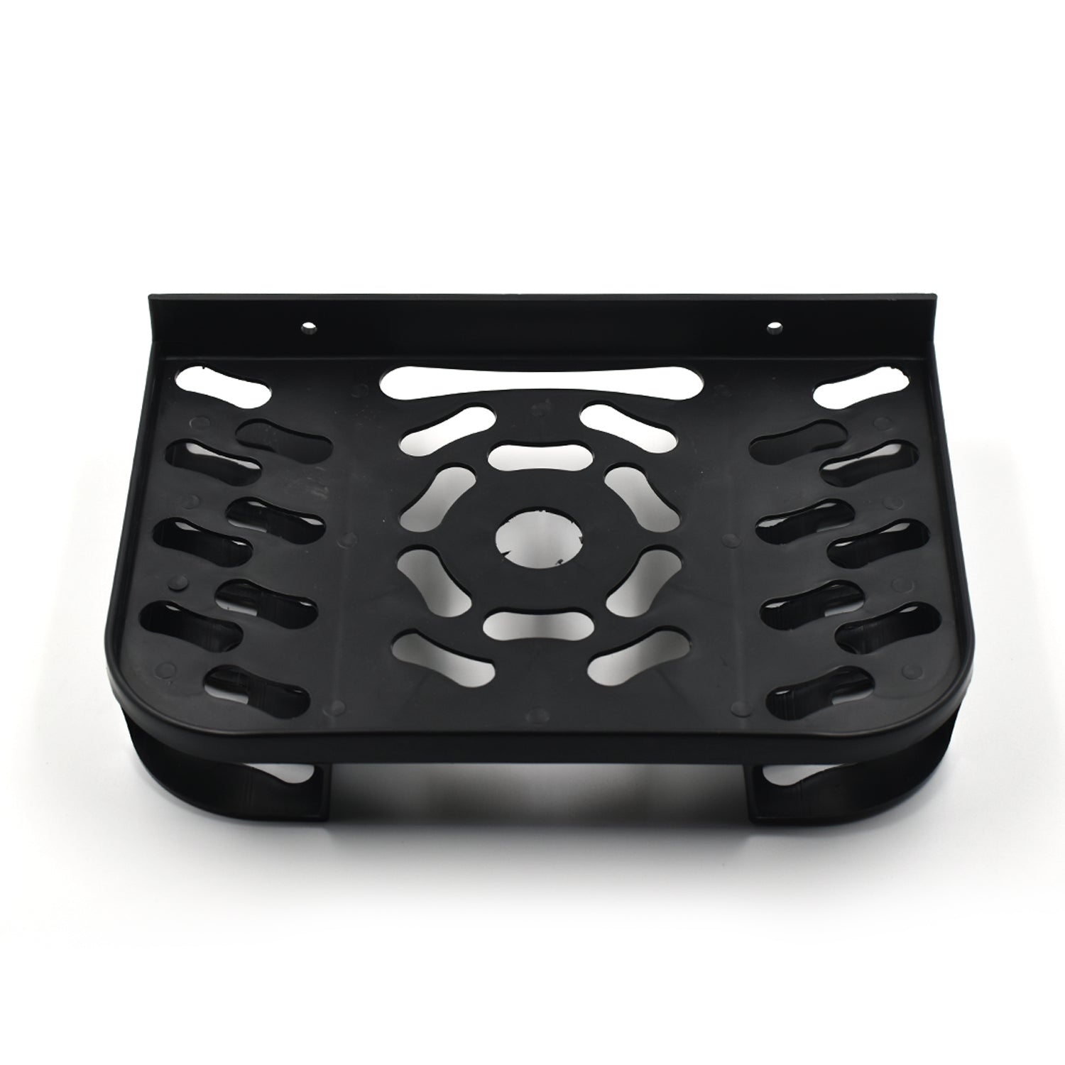 Wukusy TV setup box stand holding setup boxes and devices, designed for organized placement of technical equipment.