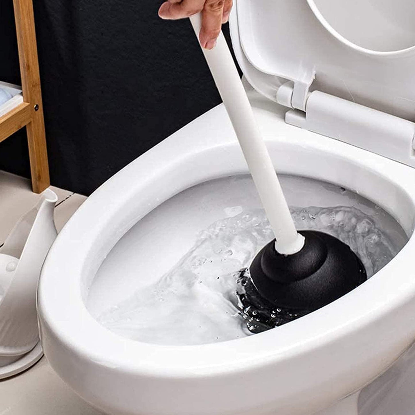 Wukusy 4032 drain unblocker cleaner sink plunger pump for kitchen sink and bathroom toilet, designed for effective clog removal.