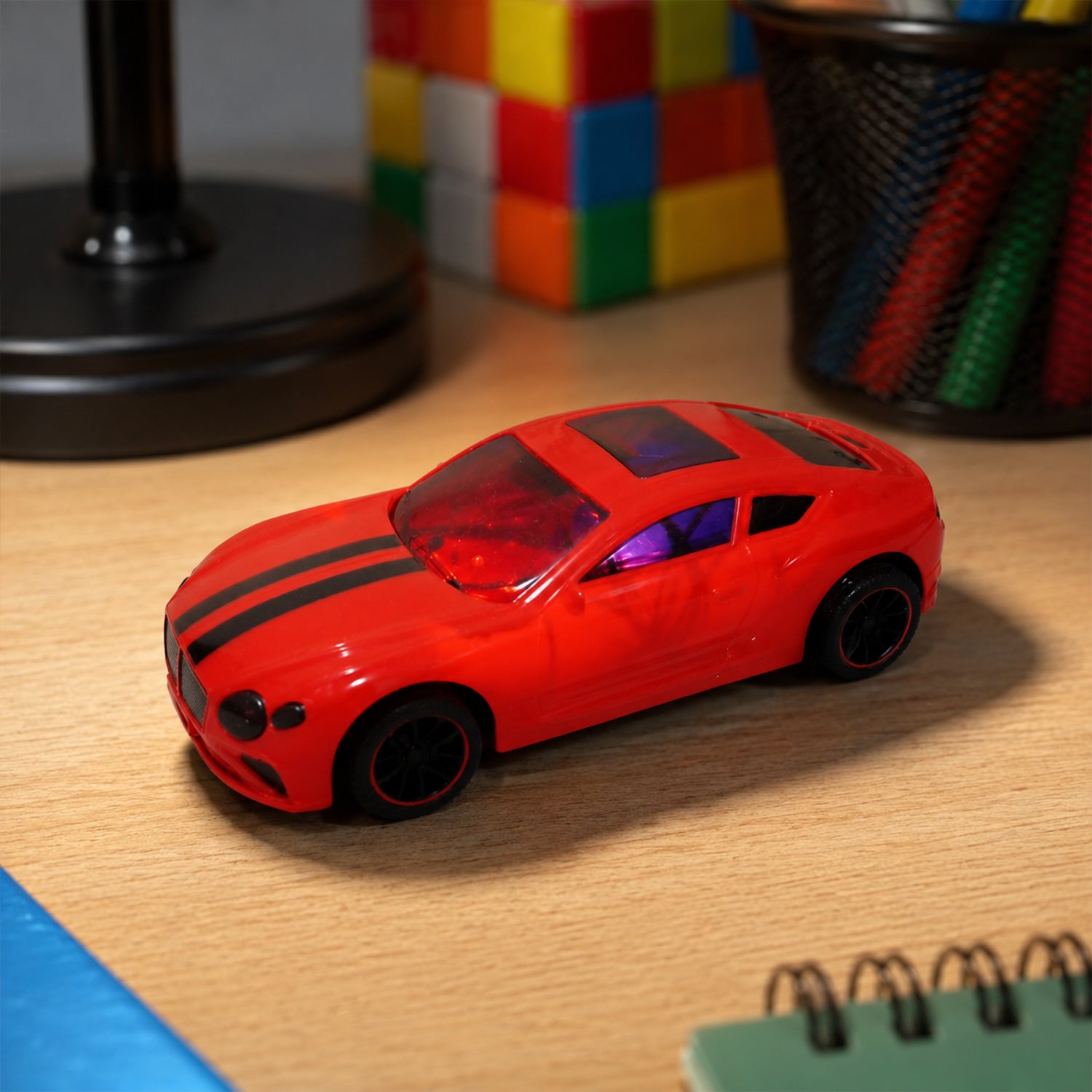 Wukusy remote control sports car toy racing car for kids, high-speed RC car with sleek design and vibrant colors.