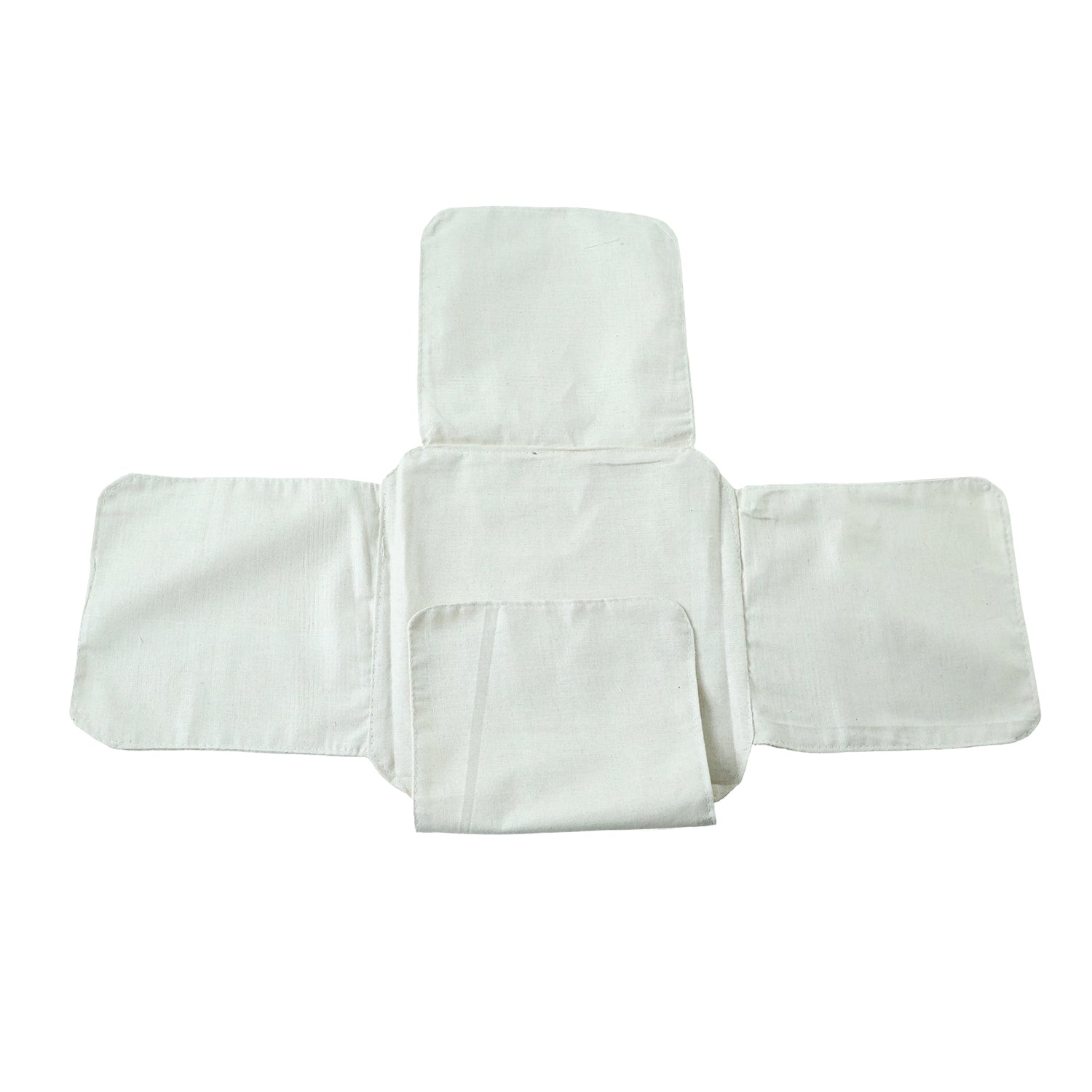 Wukusy pure cotton round roti cover cloth for protecting roti, measuring 51x51 cm, ideal for keeping bread fresh.
