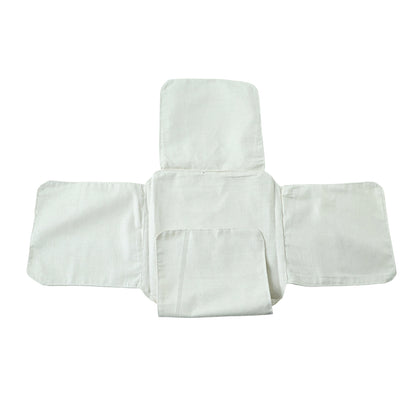 Wukusy pure cotton round roti cover cloth for protecting roti, measuring 51x51 cm, ideal for keeping bread fresh.