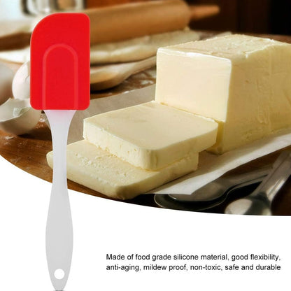 Wukusy silicone cooking spatula for baking, 18 cm, with a flexible, heat-resistant design ideal for kitchen use