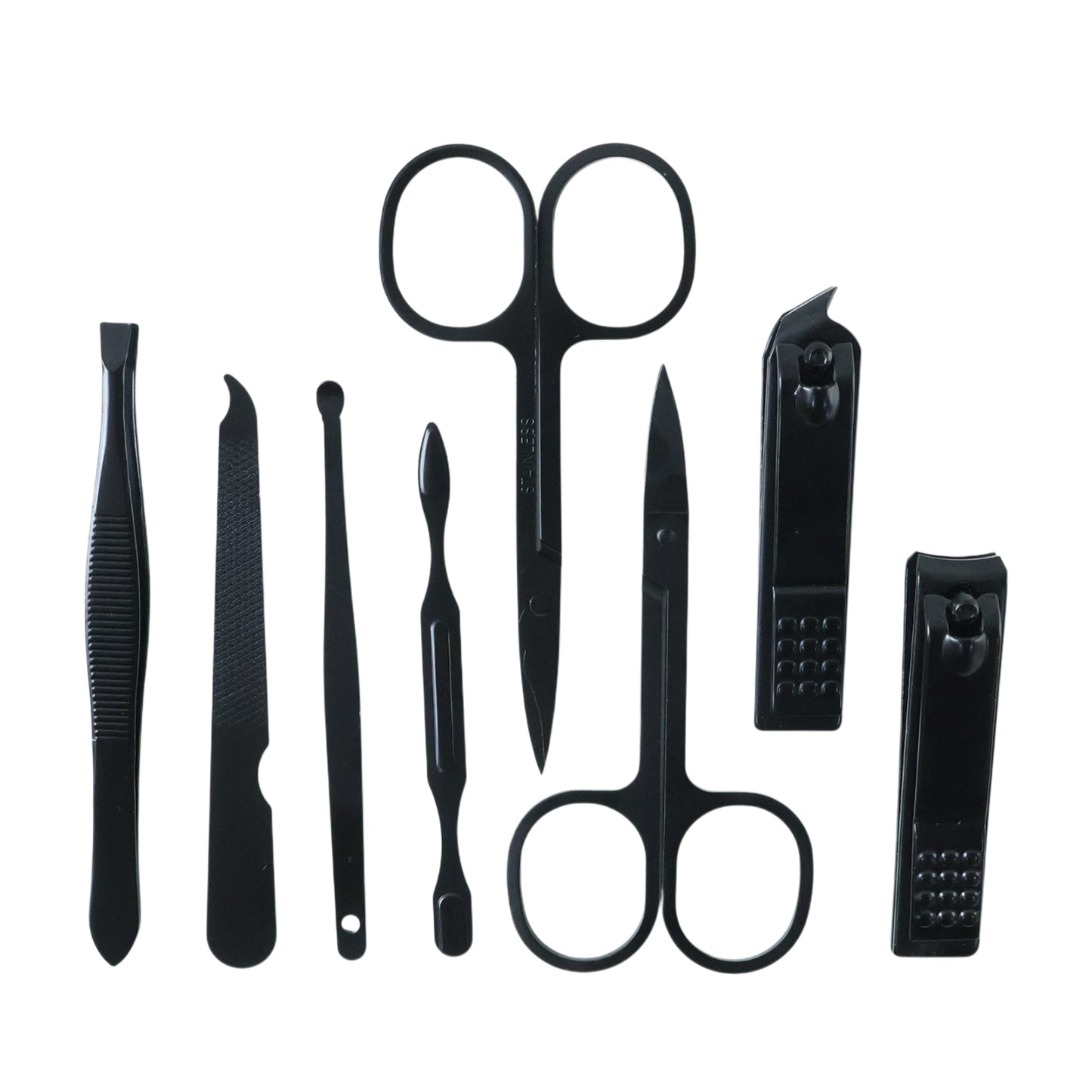 Wukusy 7-in-1 premium manicure and pedicure grooming kit with various tools in a compact case, ideal for personal nail care.