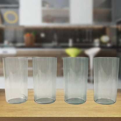 Set of five Wukusy Apex Crystal Premium glass jugs with lids, including four 1500ml and one 300ml jugs for beverages or storage.