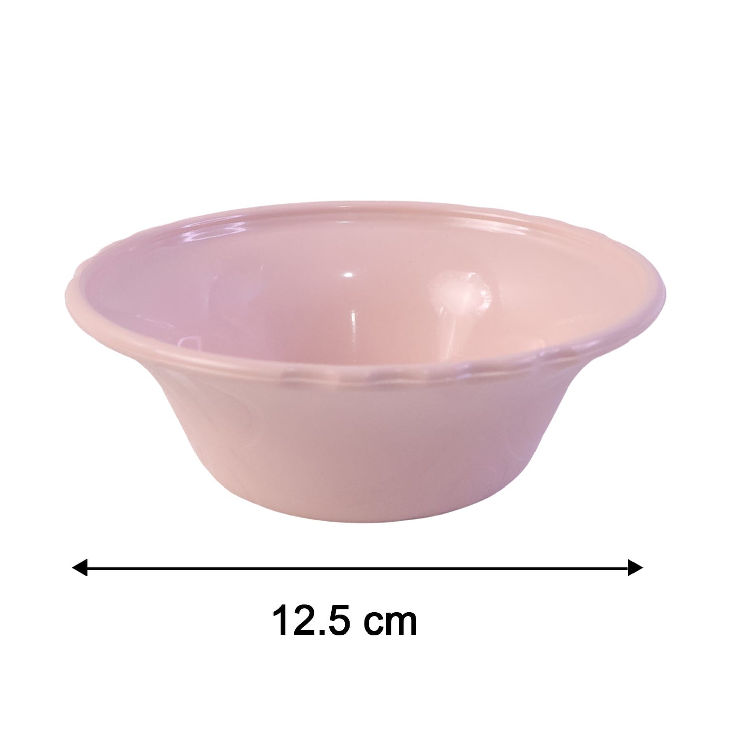 Set of six multicolour unbreakable plastic serving bowls by Wukusy, perfect for kitchen and dining use.