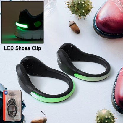 Wukusy LED shoes clip lights, a pair of colorful light-up accessories designed for sneakers, visible with vibrant illumination.