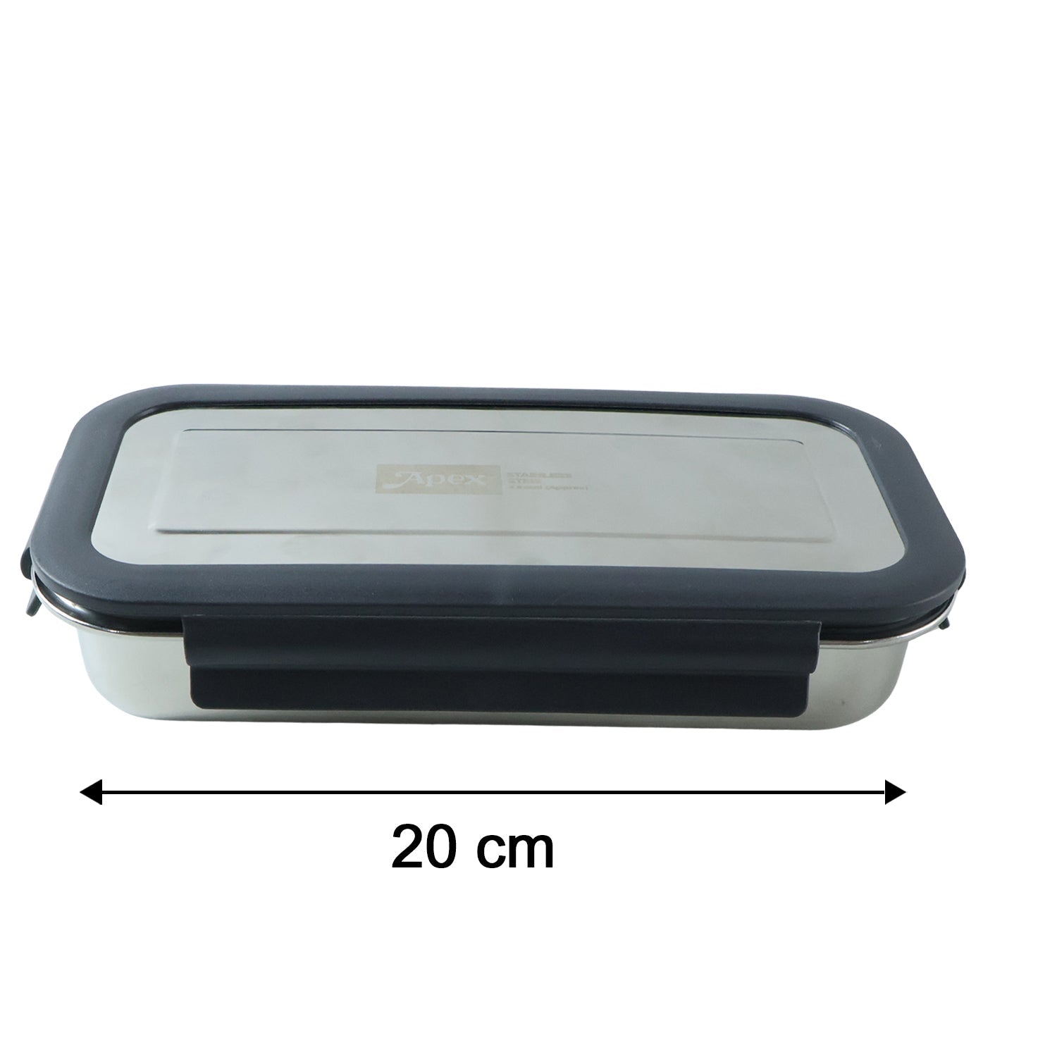 Apex Flexi Stainless Steel Lunch Box Set With Container And Bowl (2 Pc)
