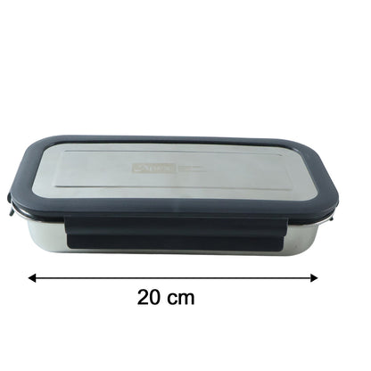Apex Flexi Stainless Steel Lunch Box Set With Container And Bowl (2 Pc)