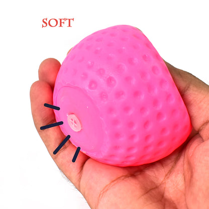 Set of three soft sports squeeze balls toy for kids by Wukusy, colorful and lightweight for children to squeeze and play.