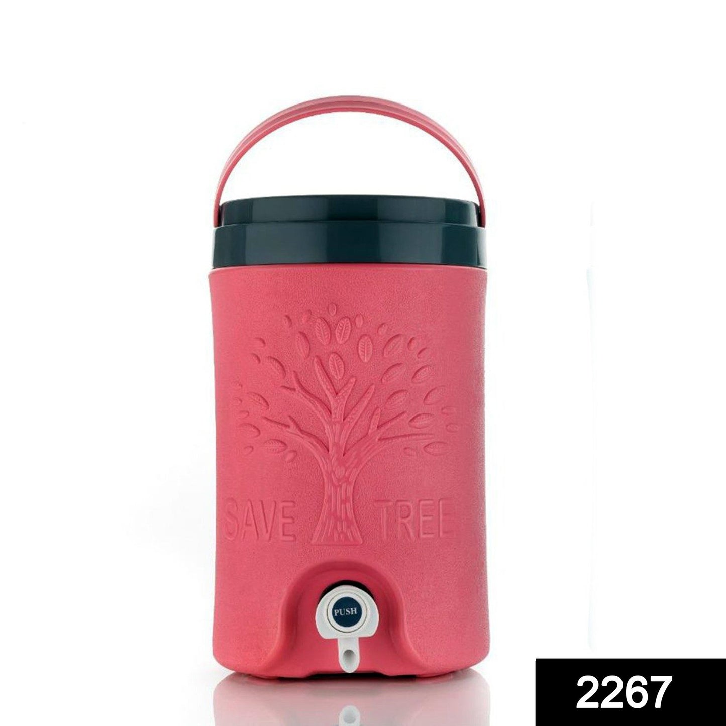 Colorful Wukusy 5 Ltr Water Rover Jug made of plastic, featuring a multi-colored design for convenient water storage.