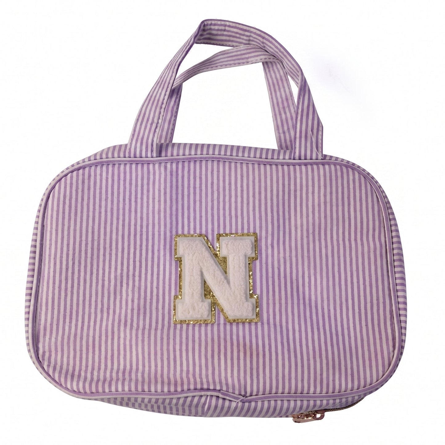 Wukusy travel multi-pocket toiletry bag hanging cosmetic organizer with compartments for makeup and toiletries.
