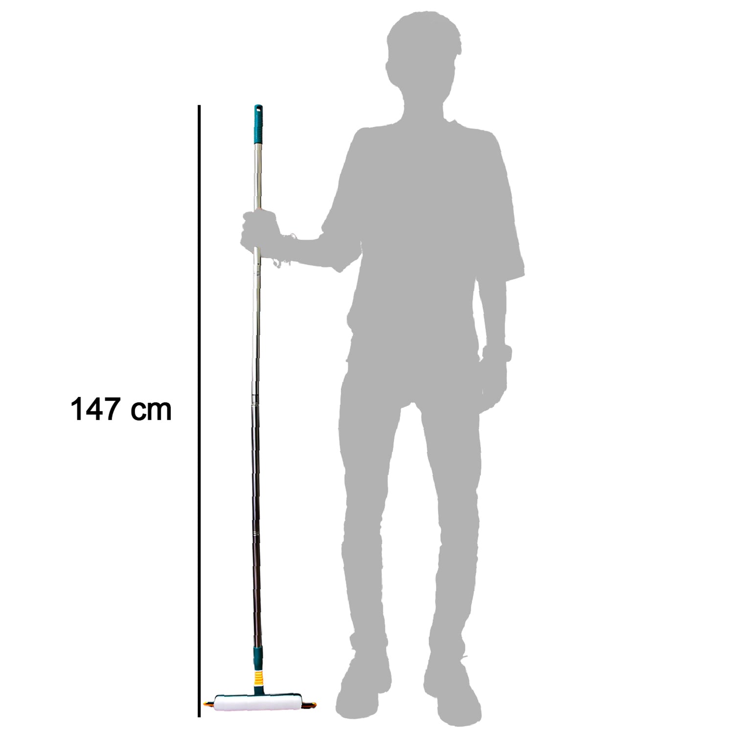Wukusy 3-in-1 glass wiper for cleaning floors, glass surfaces, and dust in household and office environments.