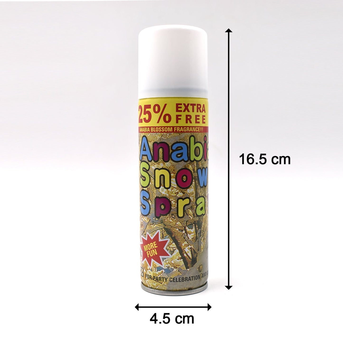Wukusy 8071 Party Snow Spray bottle used for fun at parties and events, suitable for home improvement and celebration occasions.