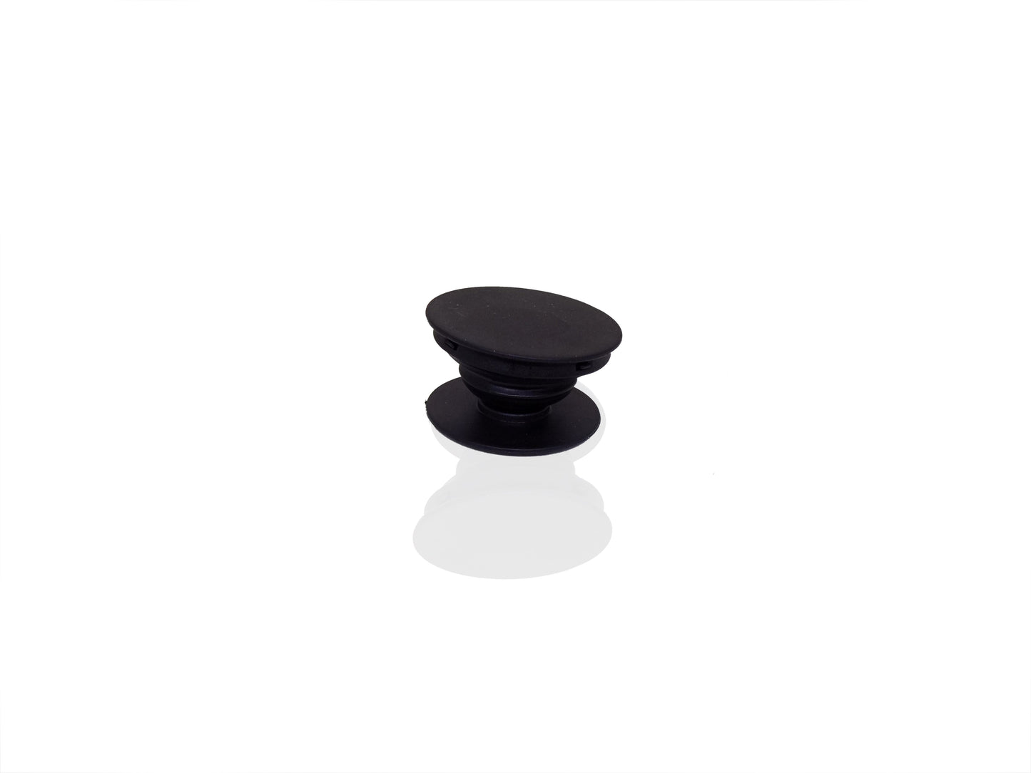 Wukusy Designer Mobile Pop Holder in black with a sleek, modern design, perfect for holding smartphones securely.
