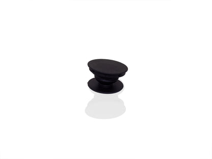 Wukusy Designer Mobile Pop Holder in black with a sleek, modern design, perfect for holding smartphones securely.