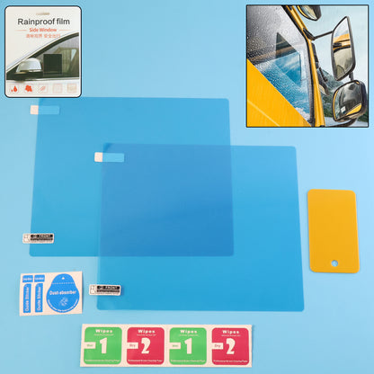 Wukusy Mirror Protection Film Set, 2-piece 2018 cm, clear protective film for mirror surfaces, durable and easy to install.
