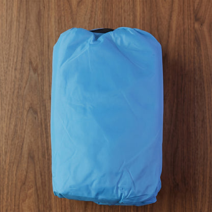 Wukusy inflatable air lounger sofa for outdoor camping, beach, and pool, showing the portable, lightweight design and fabric material.