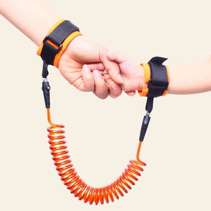 Wukusy baby safety wrist bracelet with long harness strap, toddler child walking hand belt, comfortable anti-lost safety harness.